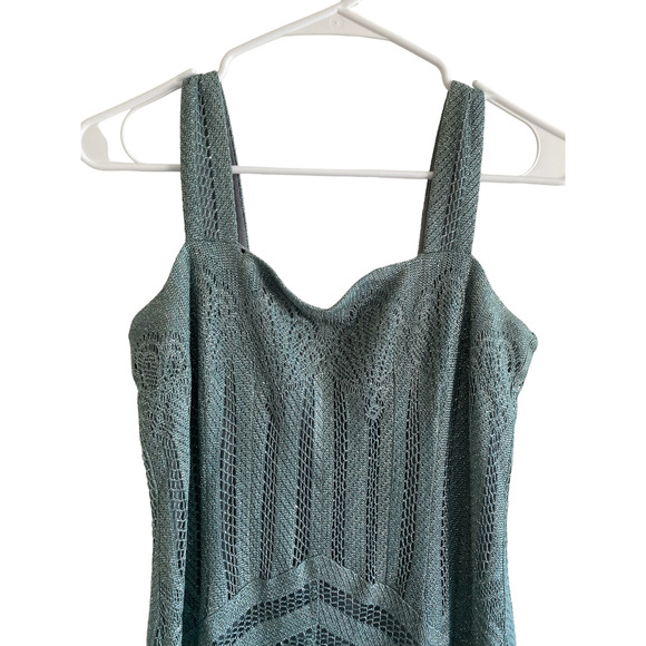 Damianou Vintage Blue Lace Dress - Picture 3 of 4